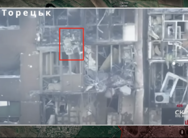 A screenshot from the Reporting from Ukraine video, 30 September