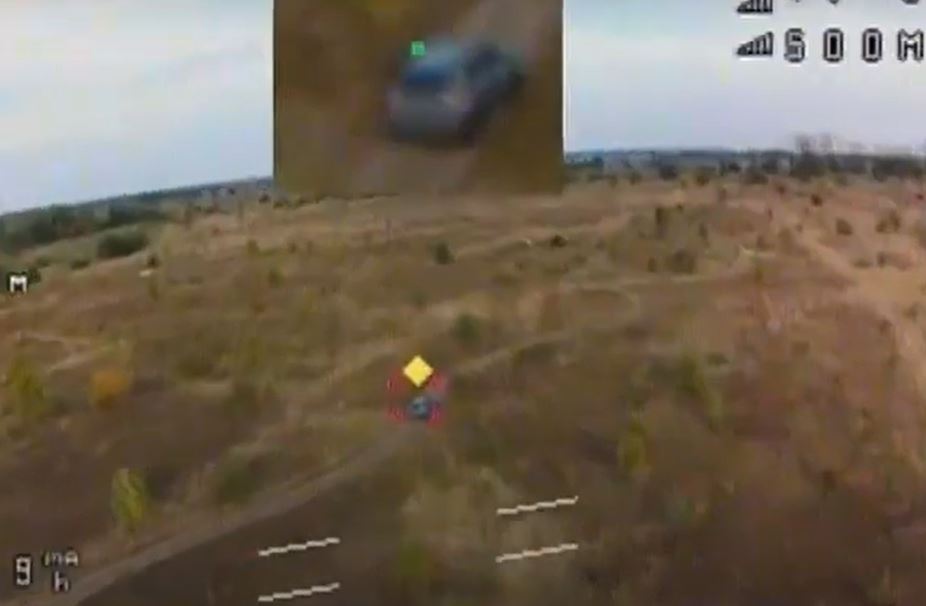 ukraine tests advanced auto-targeting system fpv drones camera ukrainian drone during autonomous target acquisition telegram/serhii flash