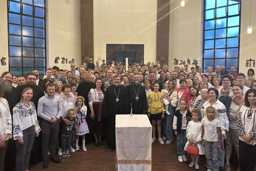 The Father and Head of the Ukrainian Greek Catholic Church, His Beatitude Sviatoslav, at the St. Nicholas Parish in Berlin on September 9, 2024. Credit: ugcc.ua