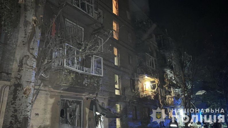 russia bombs zaporizhzhia injuring 16 civilians including 15-year-old aftermath russia's bomb attack overnight 22-23 september