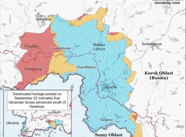 isw ukraine advances russia's kursk oblast russians gain ground near kupiansk pokrovsk map