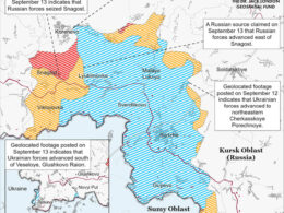 isw russians struggle maintain offensive tempo donetsk after kursk redeployments map kursk-incursion