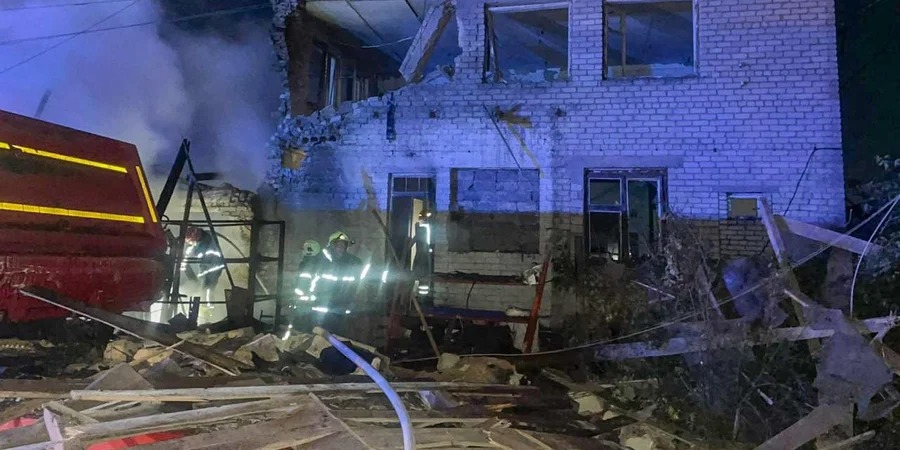 aftermath shahed drone debris crash lviv oblast 20 september 2024