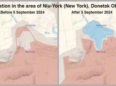 ukrainians reclaim positions donetsk's new york kharkiv's lyptsi situation (niu-york) light blue area shows ukrainian gains maps deepstate map niu-york-new-york-donetsk