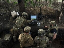 Ukrainian soldiers.