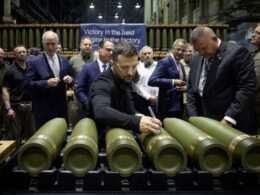 Zelenskyy's ammo plant visit leaves Ukraine caught in US political inferno