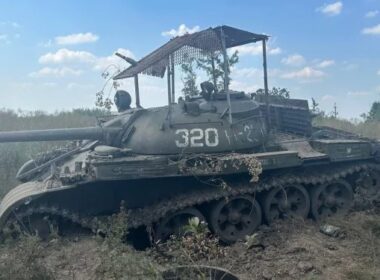 russia doesn't have endless resources its economy nearing tipping point expert says russia's reactivated t-55 tank damaged abandoned ukraine summer 2023 t-55s were produced 1958 1979 telegram/nmfte