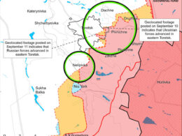 isw ukrainian russian forces make marginal gains near toretsk russians capture village pokrovsk map toretsk-11-sep-2024