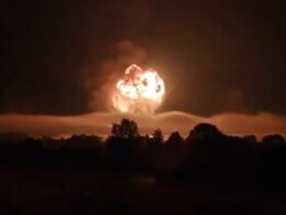 isw ukrainian drone attack russian ammo depot tver proves value long-range strikes huge explosion russia's ammunition near toropets oblast 18 september 2024 social media video goes boom