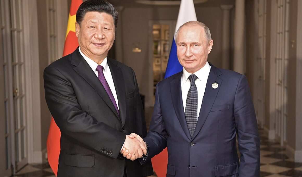 Xi Jinping and Vladimir Putin, photo via Wikimedia.