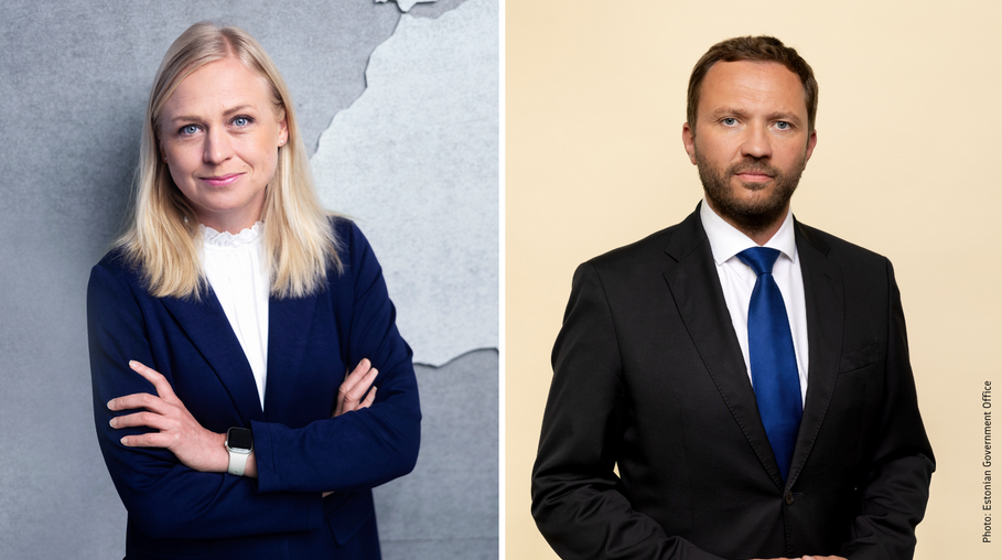 Estonian and Finnish foreign ministers