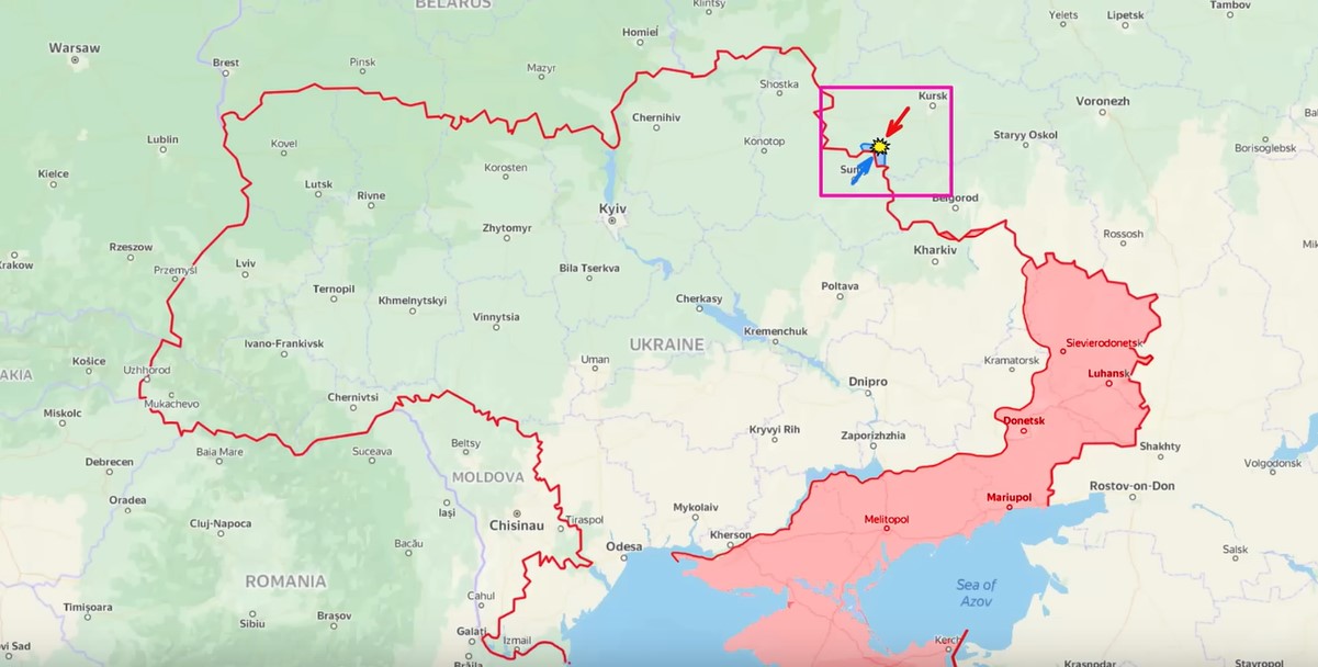 A screenshot from the Reporting from Ukraine video on YouTube.