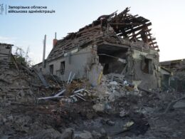 Aftermath of the Russian attack on Zaporizhzhia, 12 October. Source: Head of the Regional Military Administration Ivan Fedorov