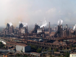 The Illich Steel and Iron Works plant in Mariupol where more than a thousand soldiers and civilians found shelter in 2022 during Russia's invasion.