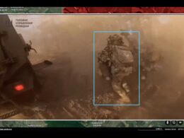 A screenshot from the Reporting from Ukraine video, 22 October.