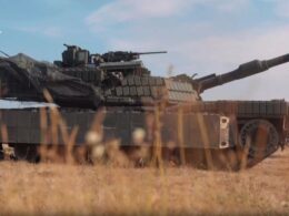 forbes ukraine remaining up-armors its abrams tanks adds anti-drone jamming m1 tank ukrainian army's 47th mechanized brigade sporting additional reactive armor cage jammer