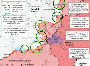 isw ukrainians advance near toretsk pokrovsk russians gain ground chasiv yar kurakhove map donetsk battle draft october 17 2024