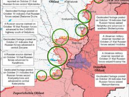 isw russians capture three villages near kurakhove advance selydove; ukrainians gain ground kursk oblast map donetsk battle draft october 21 2024