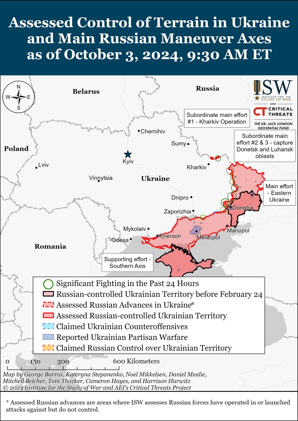 isw russian offensive ukraine culminate coming months map draftukrainecot october 3 2024