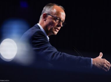 Friedrich Merz, a German politician and leader of the Christian Democratic Union (CDU).