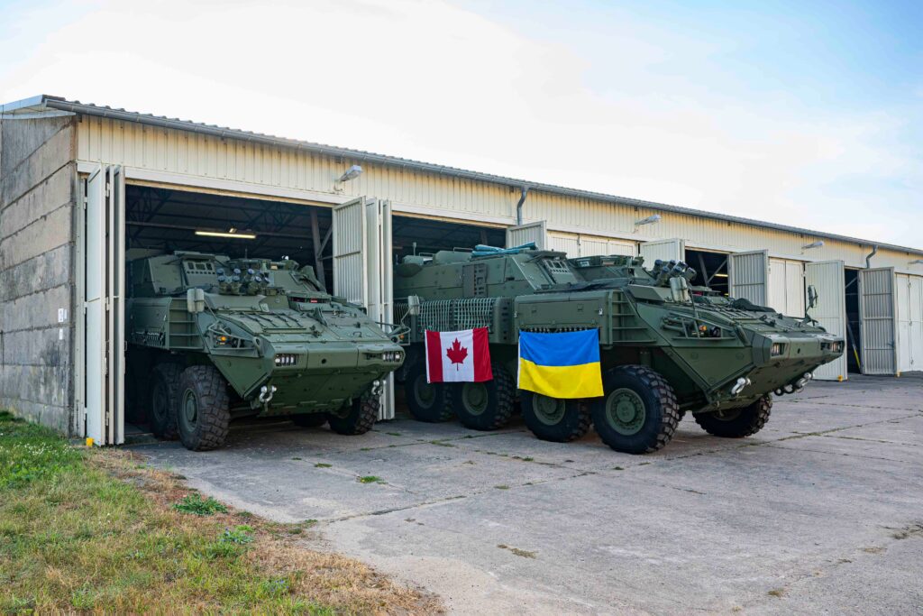 Canada delivers armored vehicles to Ukraine