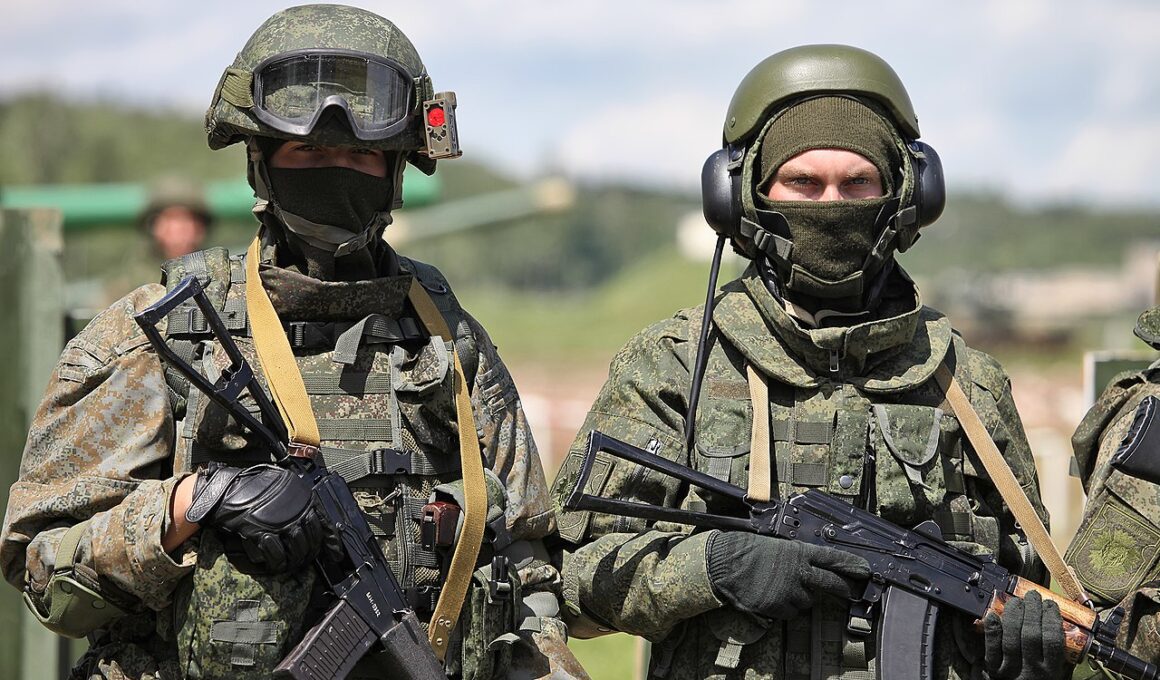 Russian soldiers, illustrative image. Photo via Wikimedia.