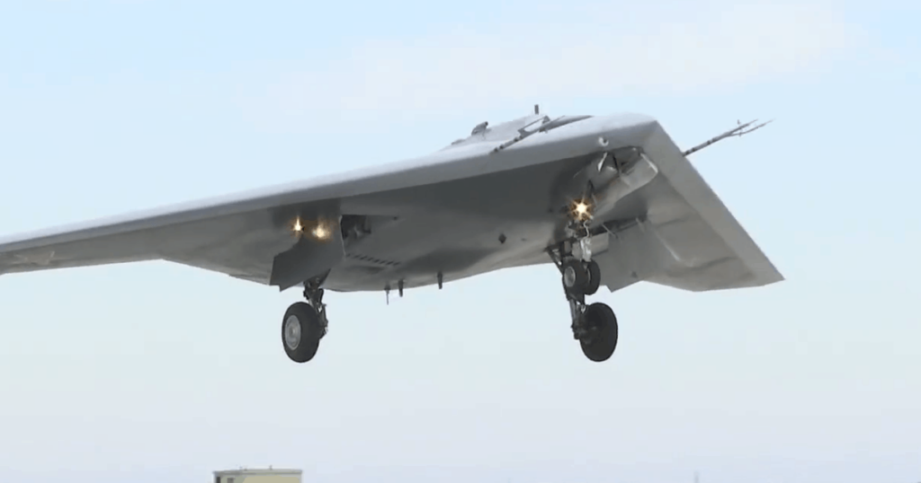 A Russian S-70 Okhotnik UCAV. 2019. Photo credits: Ministry of Defense of the Russian Federation.
