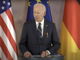 US President Biden in Berlin.