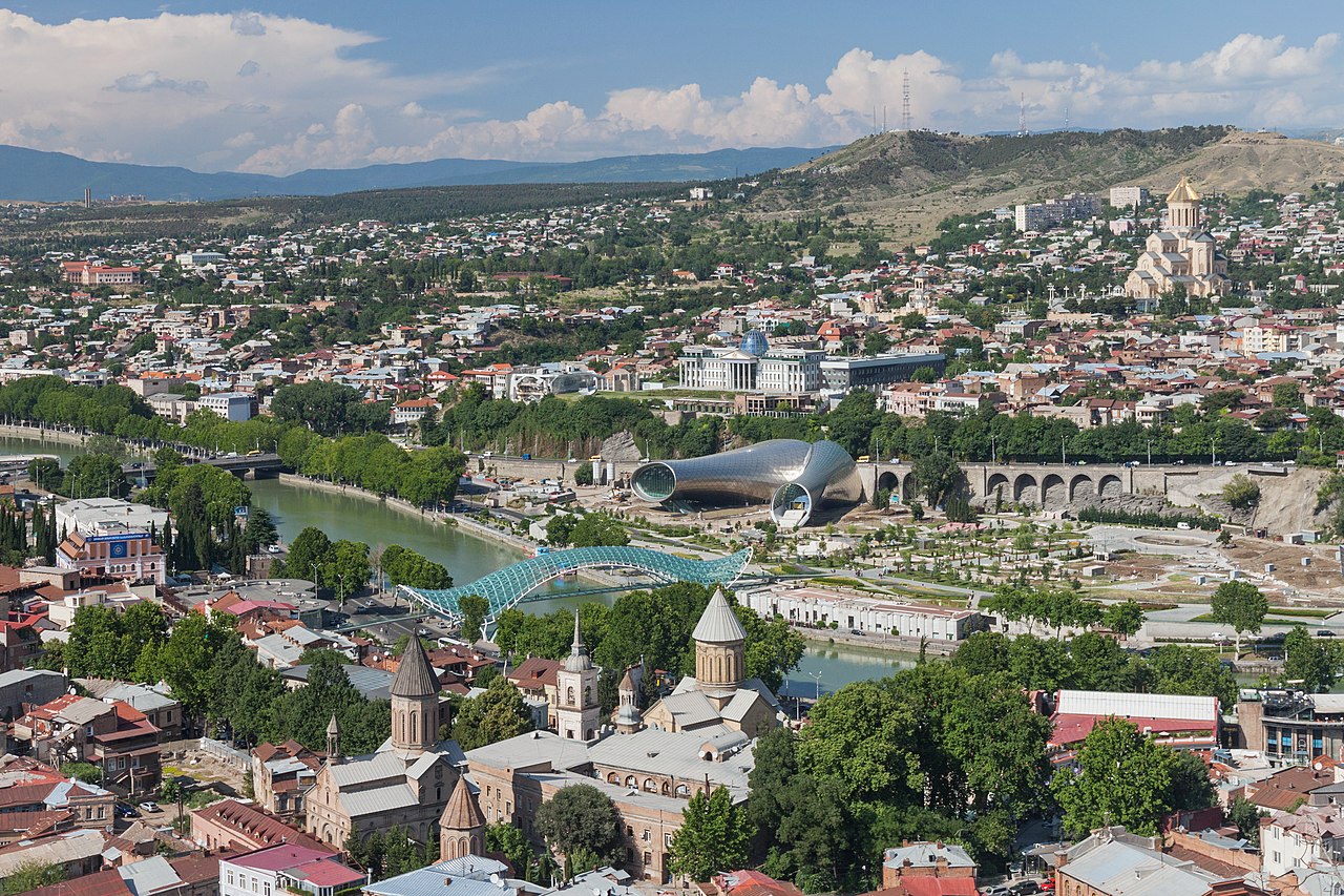 The capital of Georgia, Tbilisi. Photo via Wikimedia.