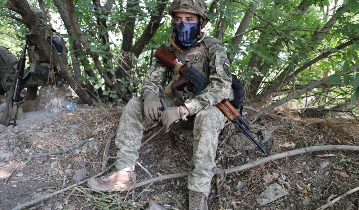 A Colombian soldier who goes by the callsign 
