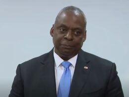 us defense secretary lloyd austin speaks reporters rome italy following final ministerial meeting biden administration