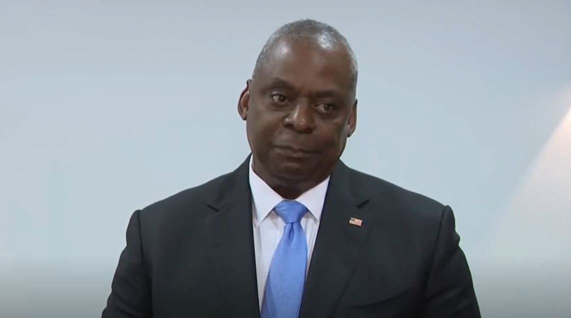 us defense secretary lloyd austin speaks reporters rome italy following final ministerial meeting biden administration