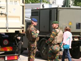 Belgian soldiers, illustrative image. Photo via Wikimedia.