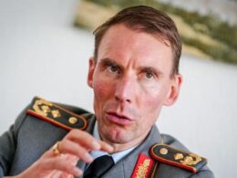 germany delivers two iris-t anti-air systems ukraine major general christian freuding chief coordinator military aid head planning staff germany's federal ministry defense