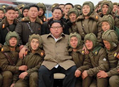 north korea gets $200 mn rice space tech joining russia's war ukraine kim jong-un sits among korean troops