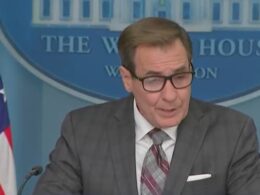 white house confirms north korea sent 3000 troops russia military training us national security communications adviser john kirby during press briefing washington 23 october 2024