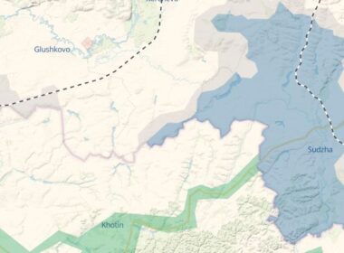 media russia sets new february deadline expel ukrainians kursk after october failure situation russia's oblast 21 2024 ukraine's land control marked blue map