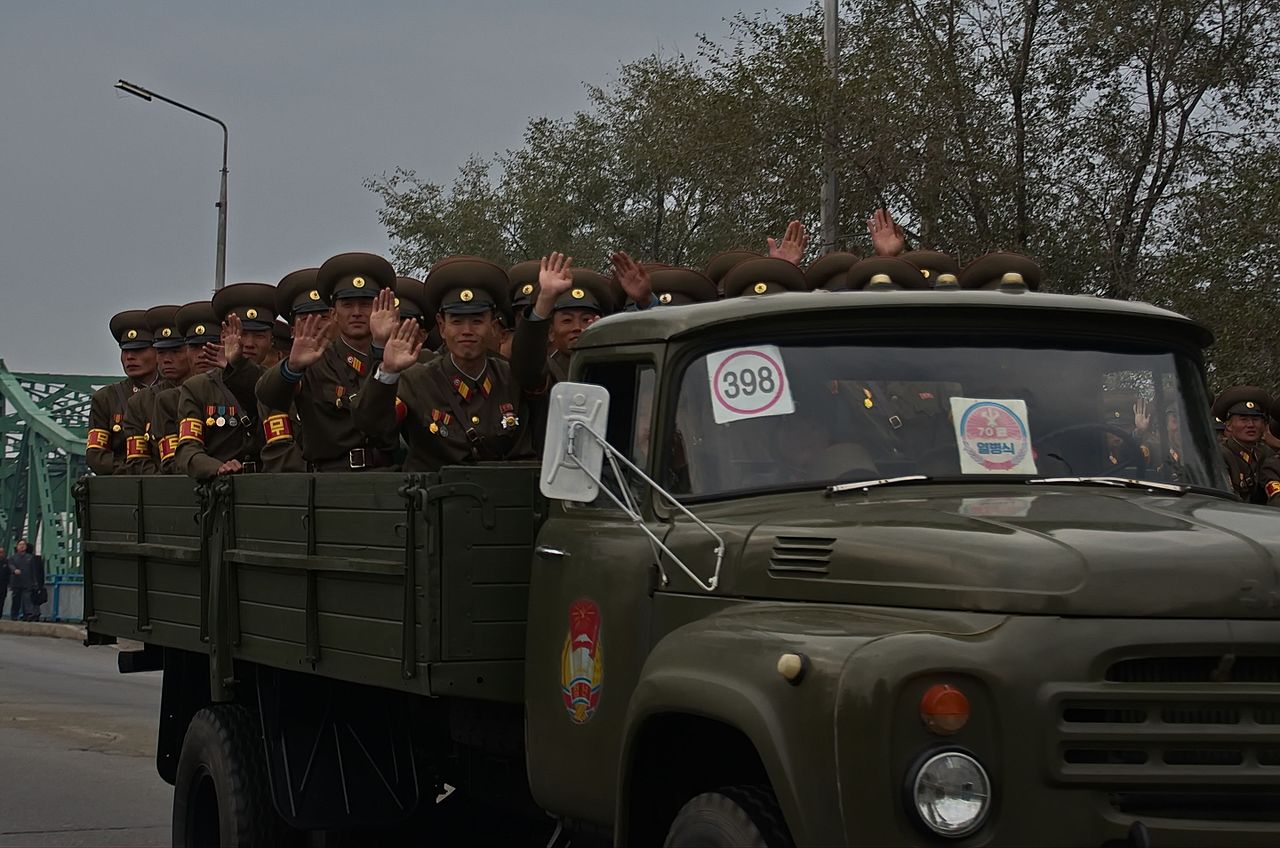 North Korean soldiers, illustrative image. Photo via Wikimedia.