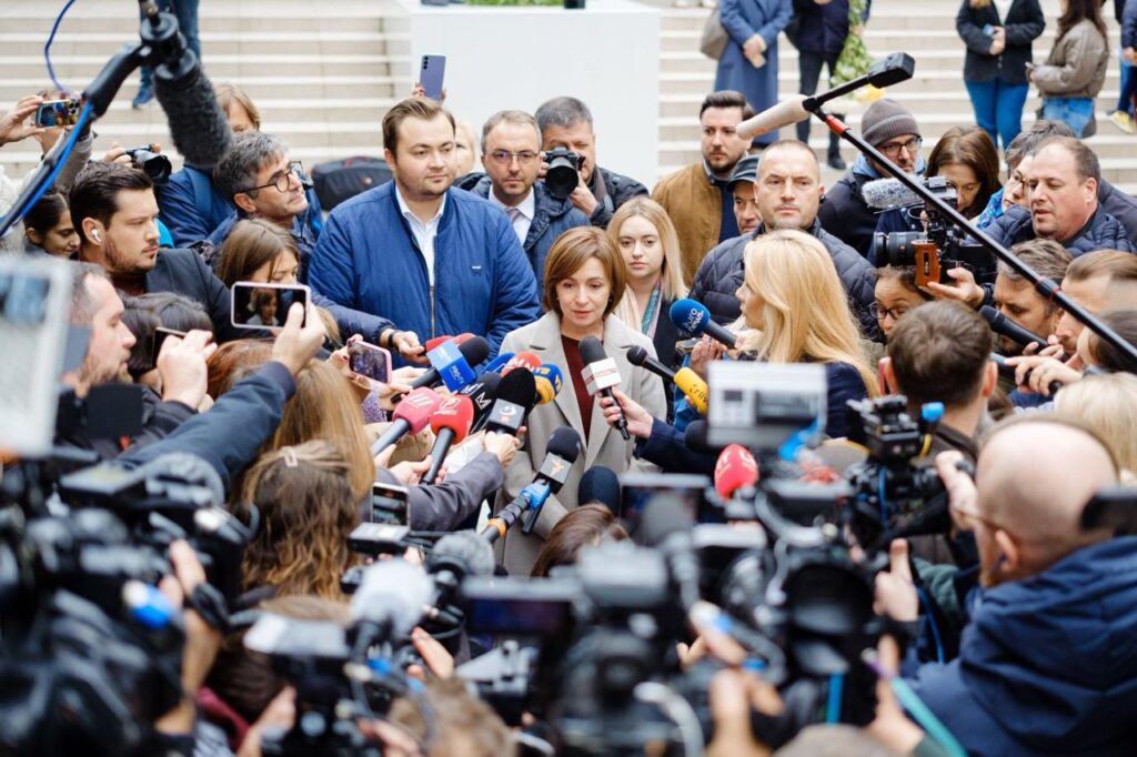 Sandu claims 300,000 votes bought in “fraud of unprecedented scale” at first round of Moldova’s presidential election