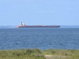 investigation reveals insurers russia's oil tanker shadow fleet aulis passing danish island agersø 1 august 2024