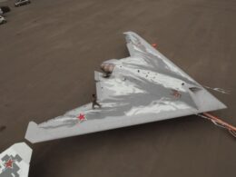 russia's s-70 okhotnik crash casts doubt russian claims advanced drone capabilities sukhoi okhotnik-b (hunter-v) heavy stealth unmanned combat aerial vehicle (ucav) currently development