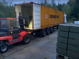 ukraine receives artillery shells funded slovak crowdfunding initiative purchased donations being loaded truck