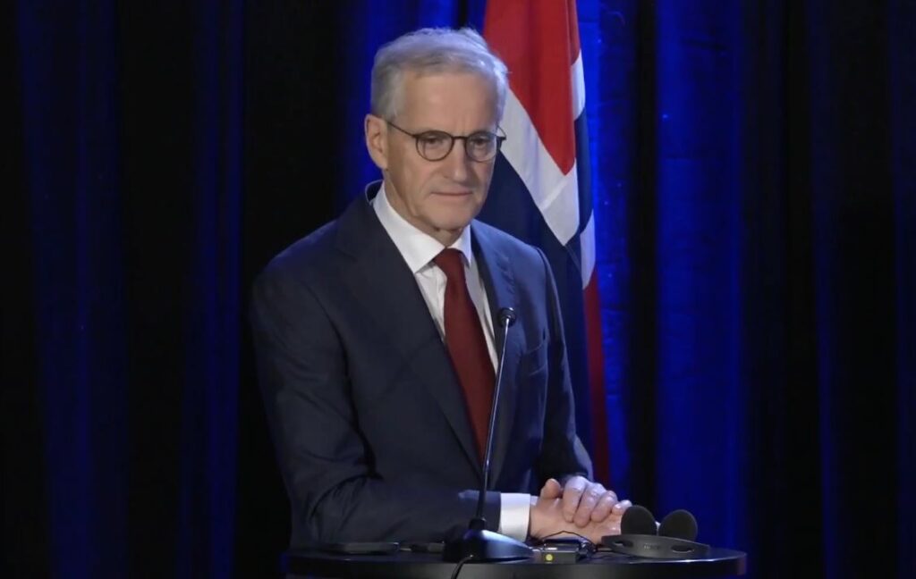 norwegian prime minister jonas gahr støre