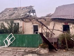 four injured russian bomb strike hits residential area zaporizhzhia detached home destroyed 10 october 2024 telegram/ivan fedorov zaporizhia