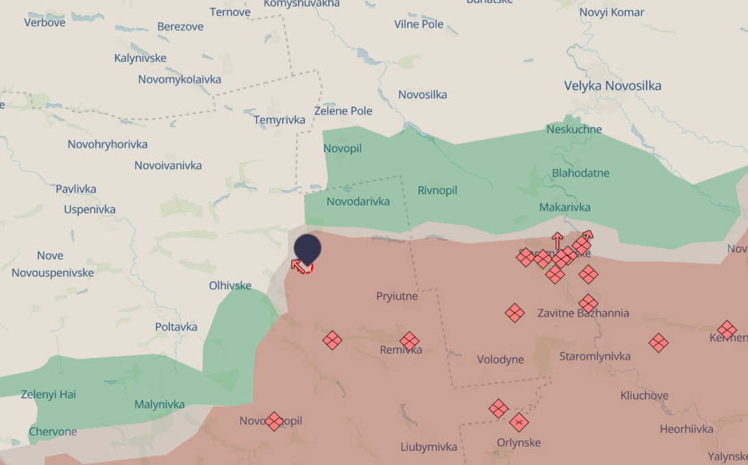 Russia captures Levadne and advances in three Ukrainian oblasts