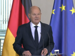 germany pledges €14 billion military aid package ukraine year-end german chancellor olaf scholz during his joint press conference president volodymyr zelenskyy berlin 11 october 2024