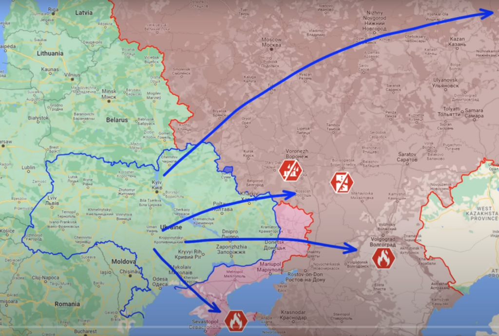 Frontline report: Ukraine ignites Russian strategic bases, flames span from Crimea to Urals