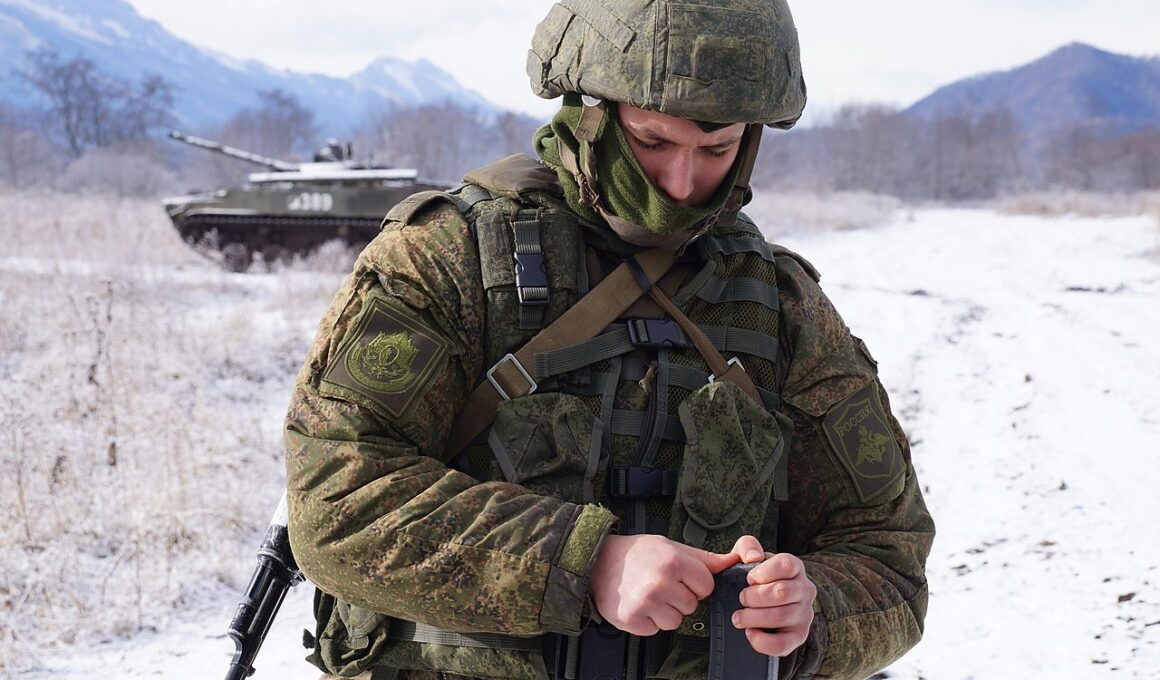 A Russian soldier, illustrative image. Photo via Wikimedia.