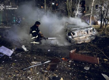 Aftermath of the Russian attack on Sumy, 17-18 November.