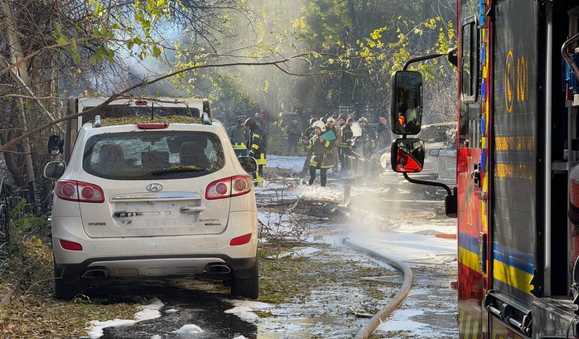 Aftermath of the Russian attack on civilians in Odesa, 18 November.